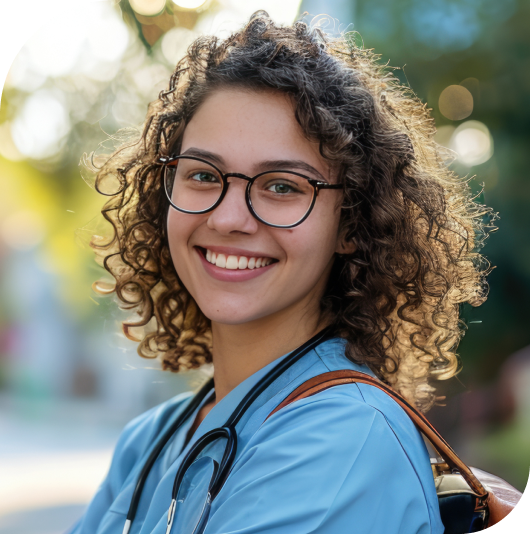 Clinicians participating in professional development training