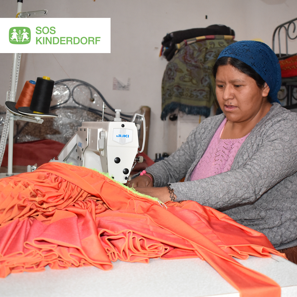 Dank des Familienstärkungsprogramms von SOS-Kinderdorf hat die vierfache Mutter wieder eine Zukunftsperspektive.