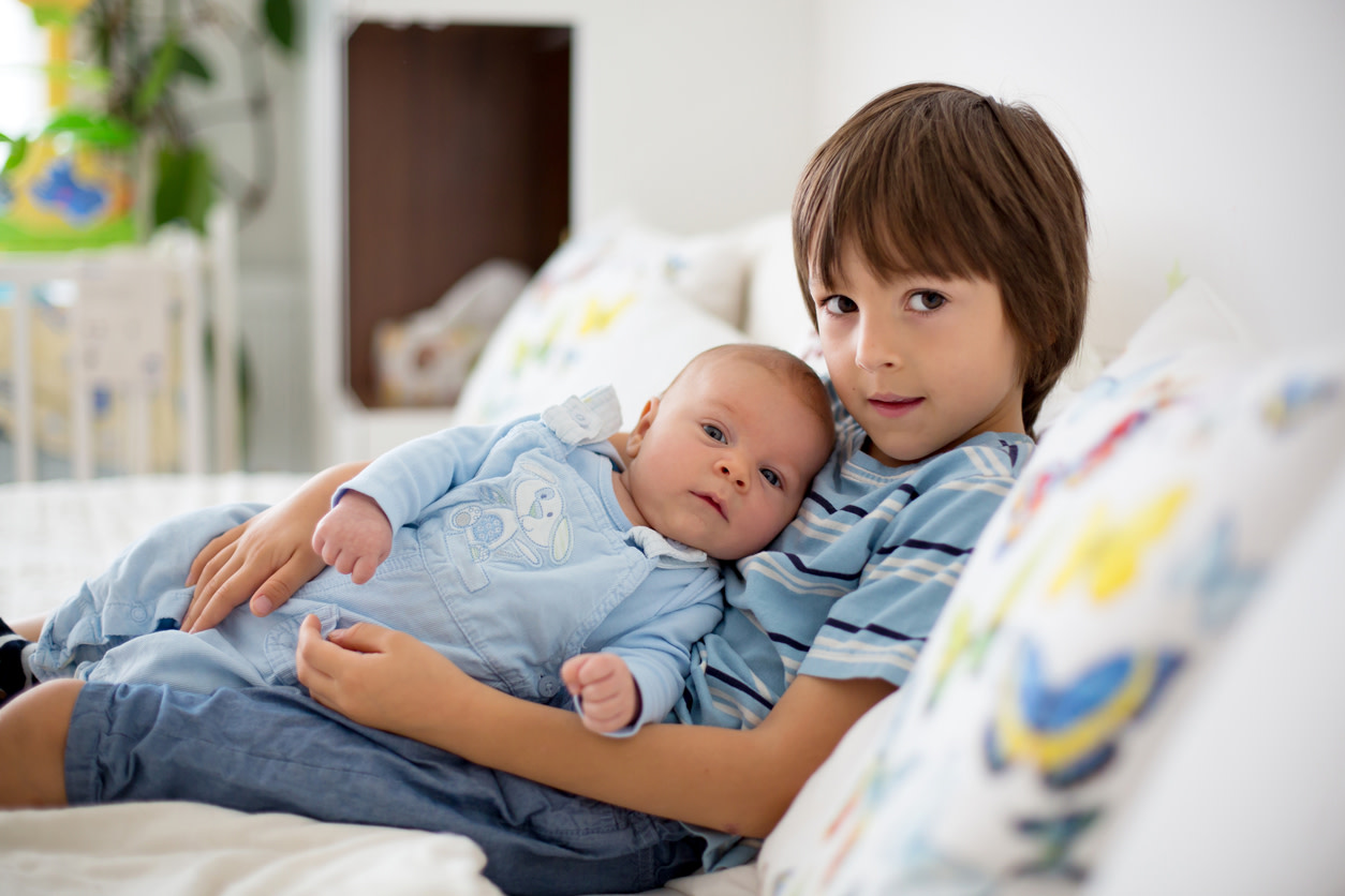A pair of siblings in the SOS Anchor Family in Hamburg.