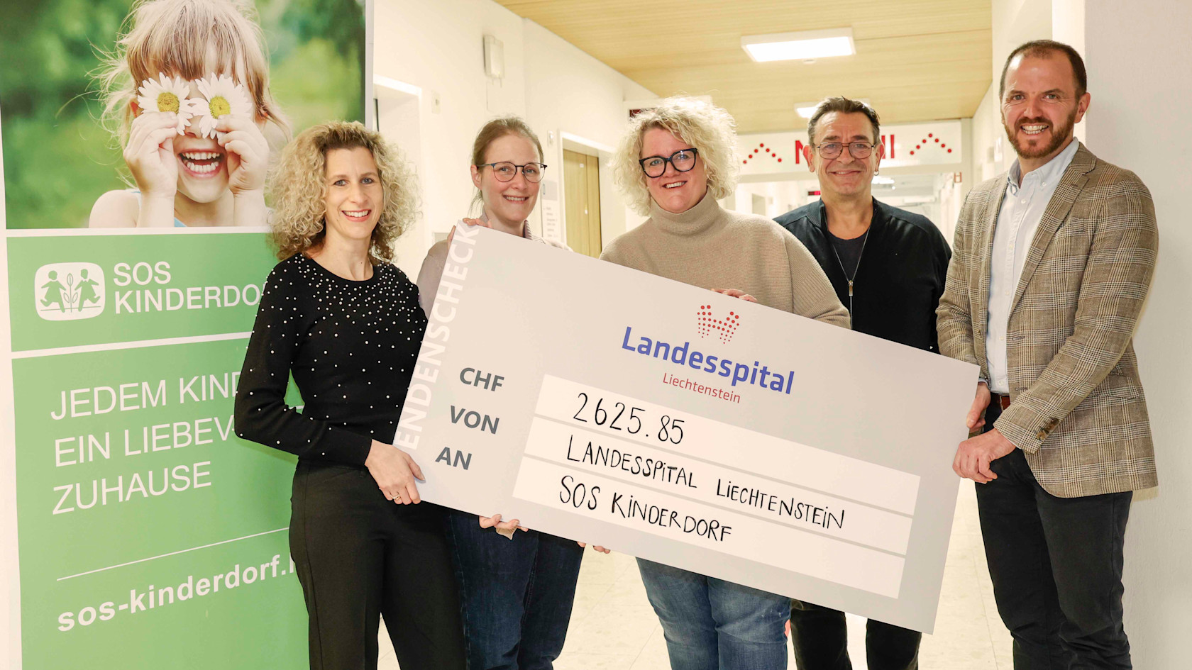 Checkübergabe Landesspital Liechtenstein