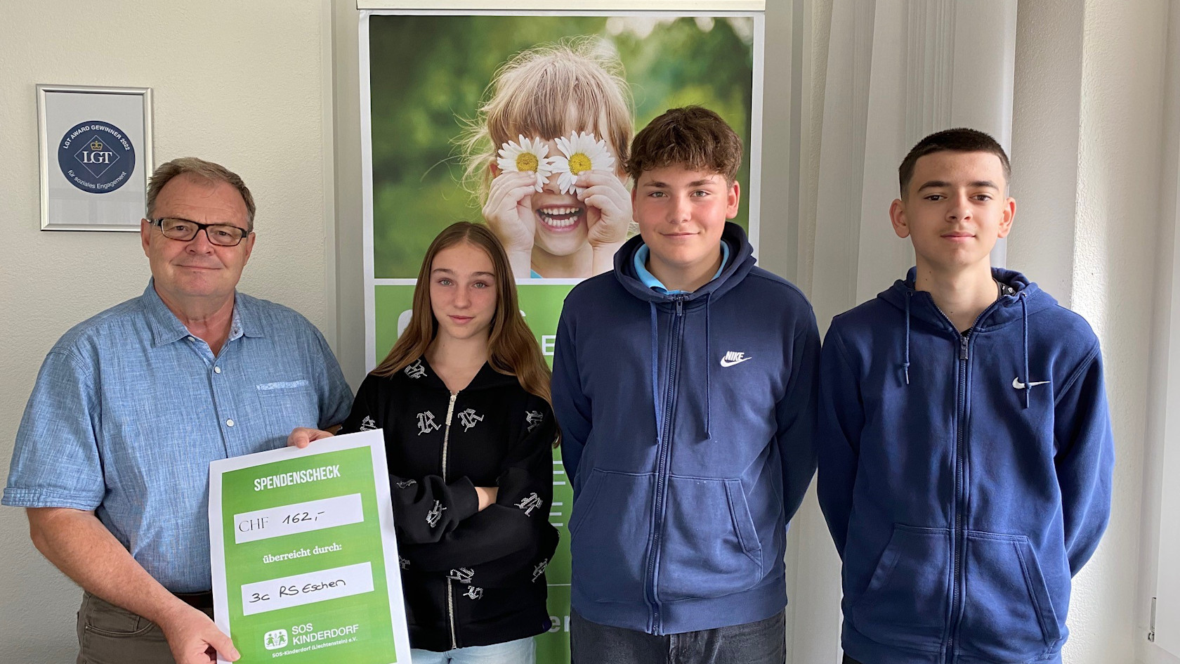 Checkübergabe Realschule Eschen