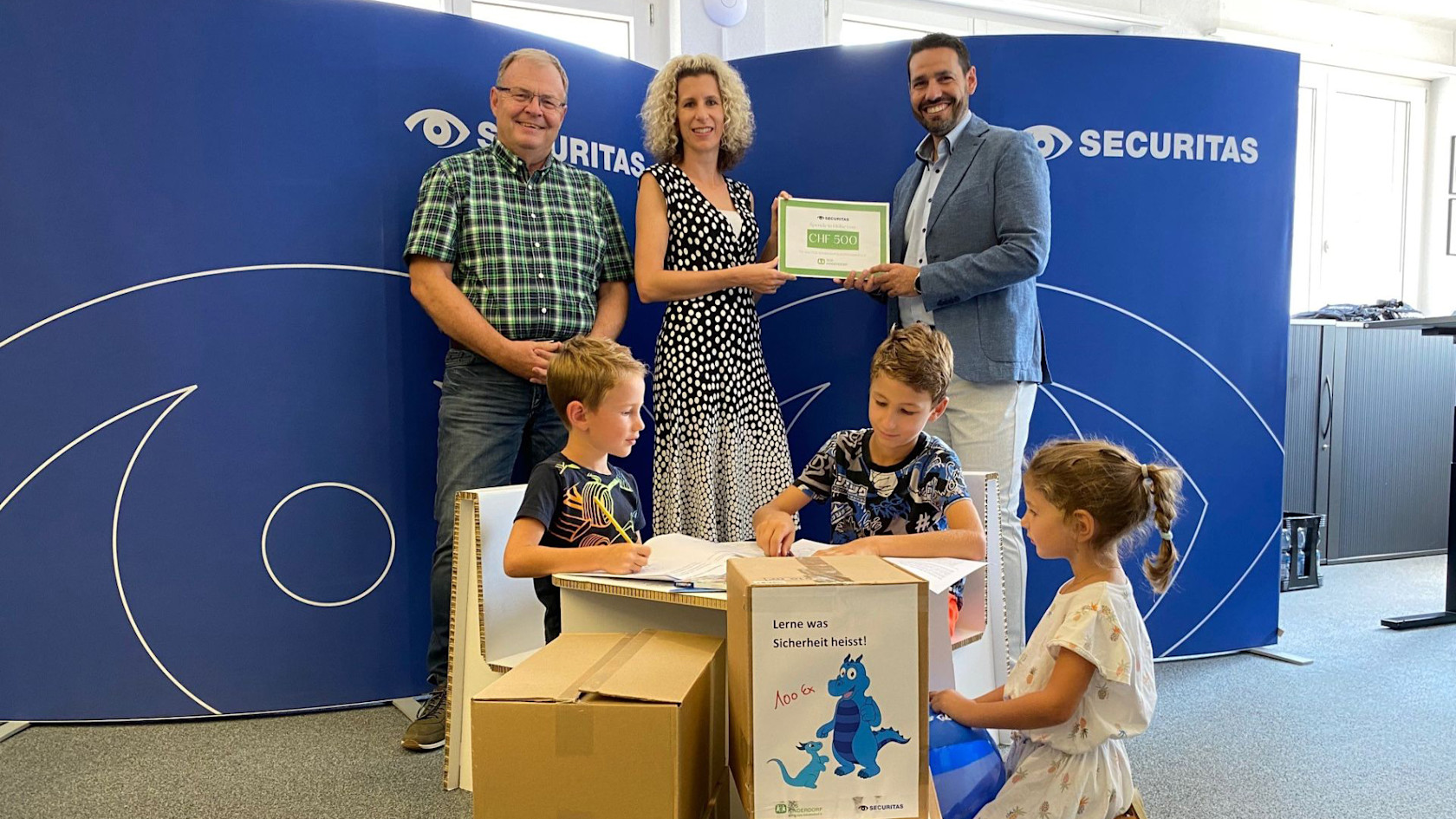 Securitas (Liechtenstein) AG und SOS-Kinderdorf (Liechtenstein) e.V. setzen sich gemeinsam für Kinderschutz ein.