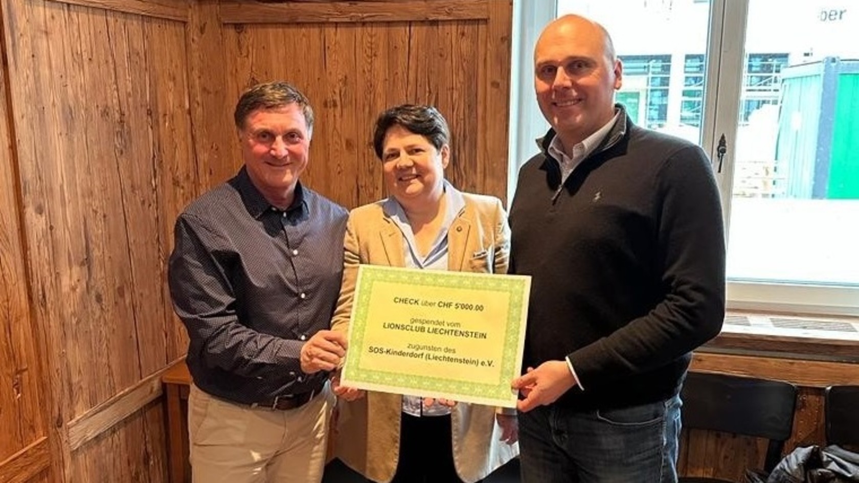 The Lions Club Liechtenstein supports SOS Children's Villages.