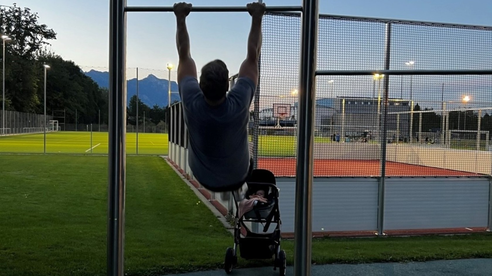 Impressionen von der Fitness Aktion der Landespolizei