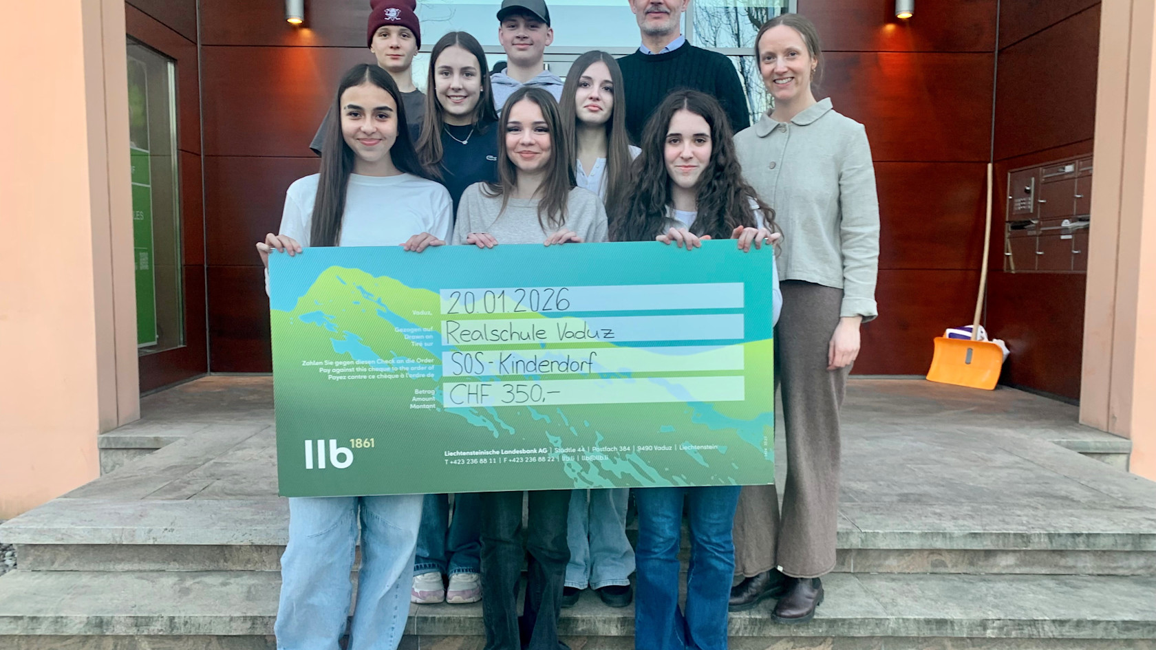 Checkübergabe Realschule Vaduz 2026