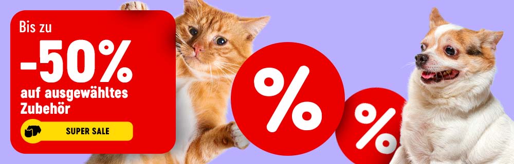 Super Sale: Bis zu -50% Rabatt auf ausgewähltes Zubehör.