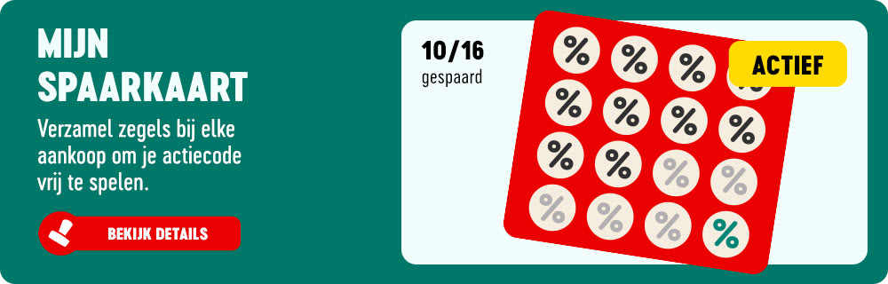 voorbeeld spaarkaart