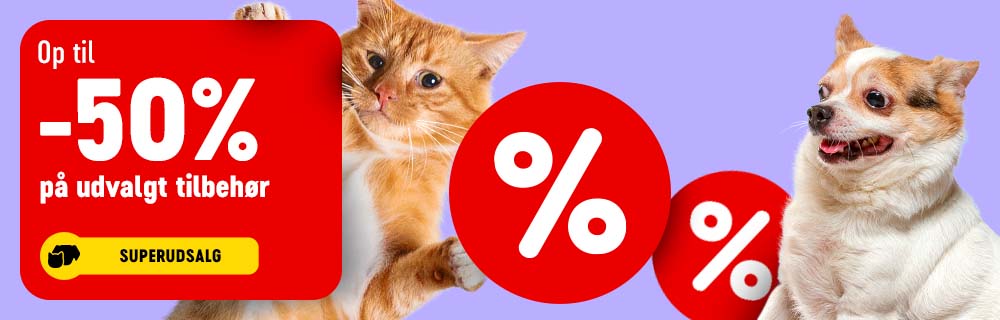 Superudsalg: Op til 50% rabat på udvalgt tilbehør