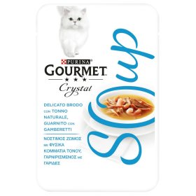 Gourmet Crystal Soup comida húmeda para gatos