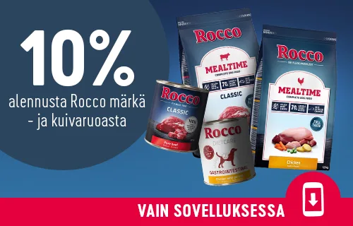 10% alennusta Rocco