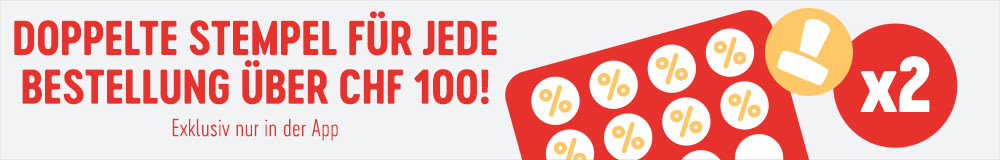 Doppelte Stempel für jede Bestellung - exklusiv in der bitiba App!