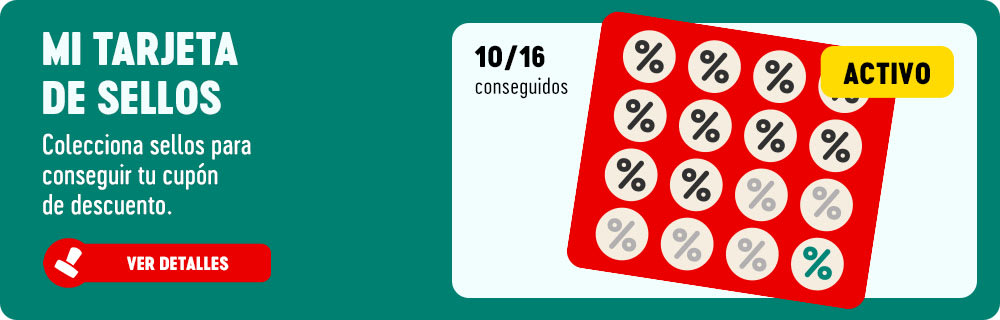 Tarjeta de sellos