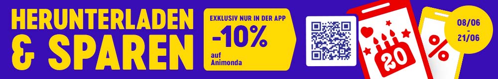08.06.-21.06.26: Exklusiv nur in der App -10% auf Animonda. Herunterladen & sparen!