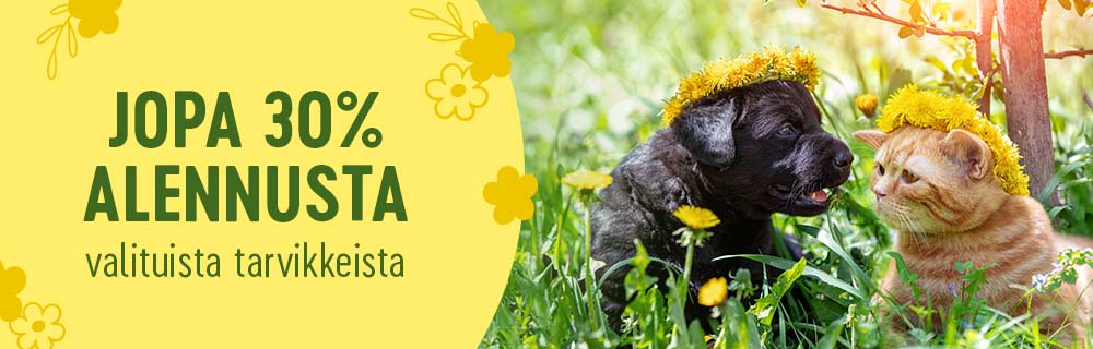 Jopa 30% alennusta valituista tarvikkeista