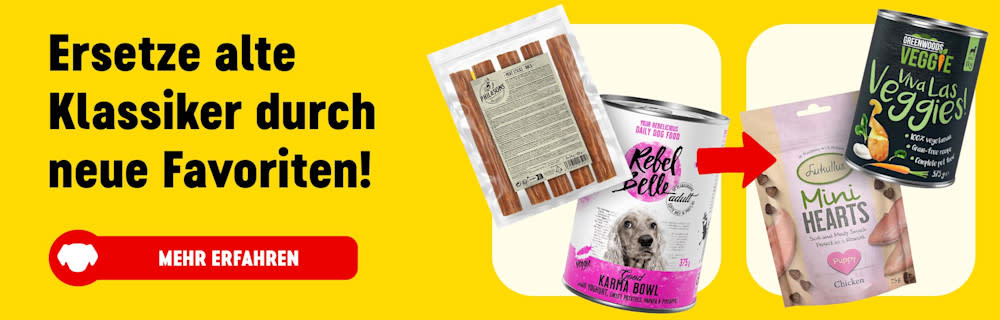 Ersetze alte Klassiker (Phil & Sons und Rebel Belle) durch neue Favoriten (Lukullus & Greenwoods) - Mehr erfahren