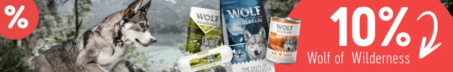 10 % de remise sur tout Wolf of Wilderness !