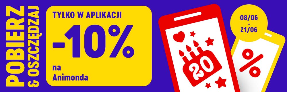Pobierz i oszczędzaj: tylko w aplikacji -10% na Animonda. 08.06 - 21.06.