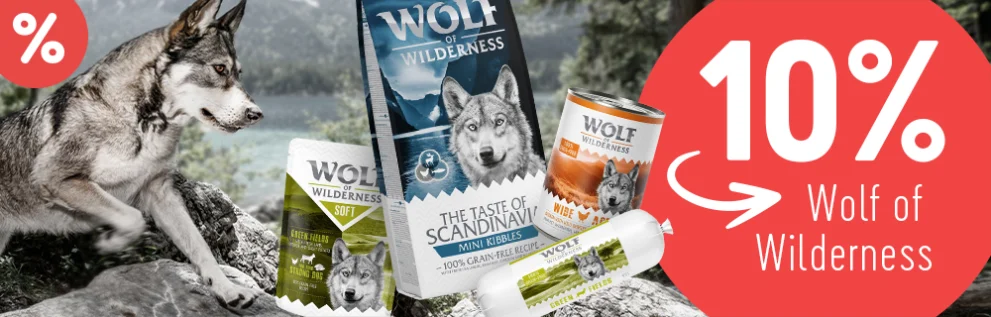 10% auf Wolf of Wilderness! 🐶	