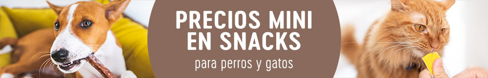 Snacks para tus peludos a precios mini