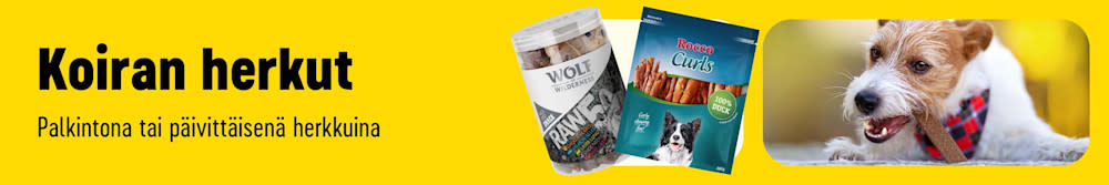 Koiran herkut. Palkintona tai päivittäisenä herkkuina.