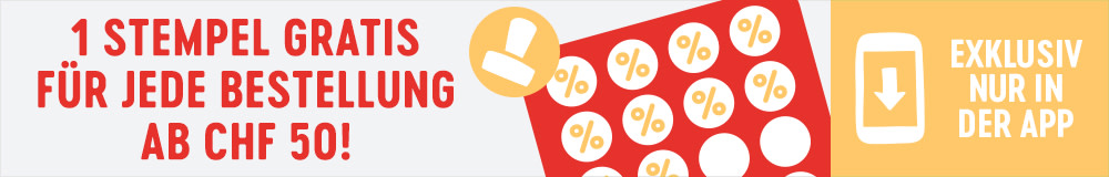 Einen Stempel gratis für jede Bestellung - exklusiv in der bitiba App!