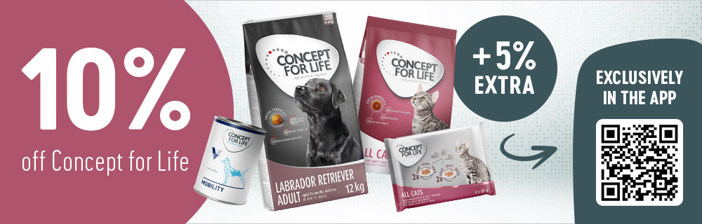 Extra 5% off Concept for Life in the app!