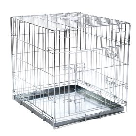 Cage de transport métallique pour chien