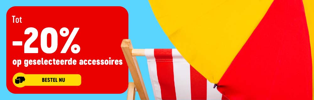 Tot -20% op geselecteerde accessoires!