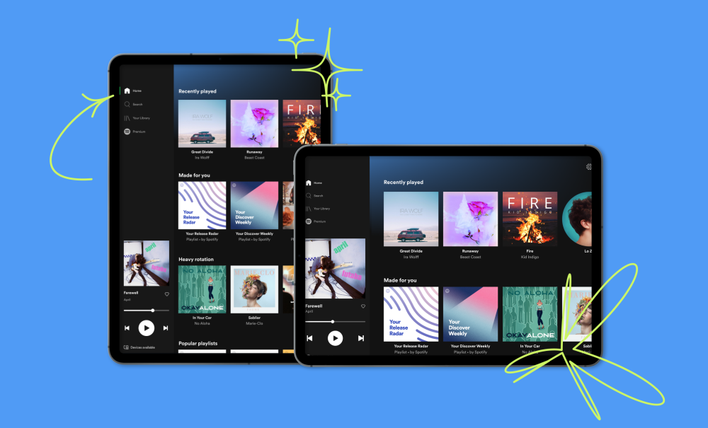 A New Experience for Spotify for iPad