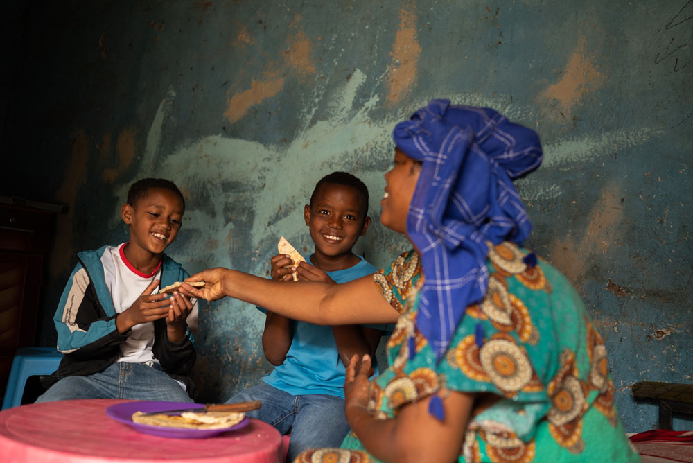 The blessing of food in Ethiopia