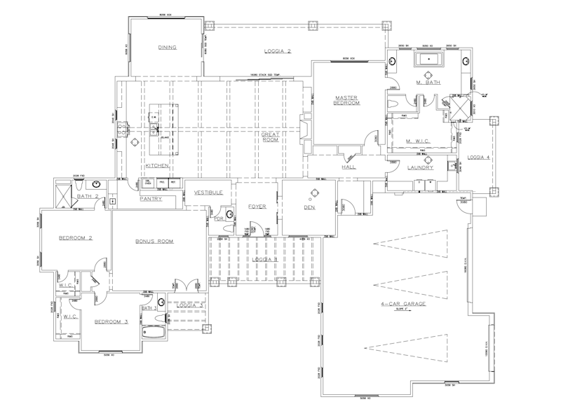 Dave Hubbs Custom Floor Plan
