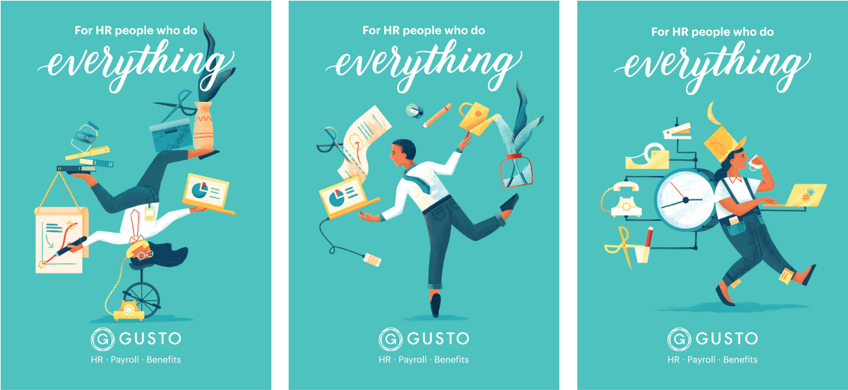 Gusto-poster-triptych