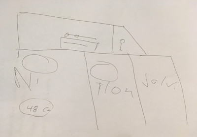 showing the vehicle they were transported in.