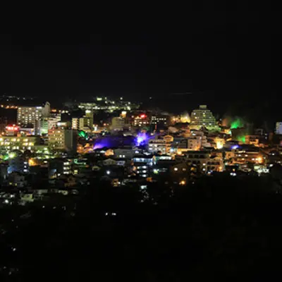 Beppu Hatto Night Taxi Steam Bath Skyline Course