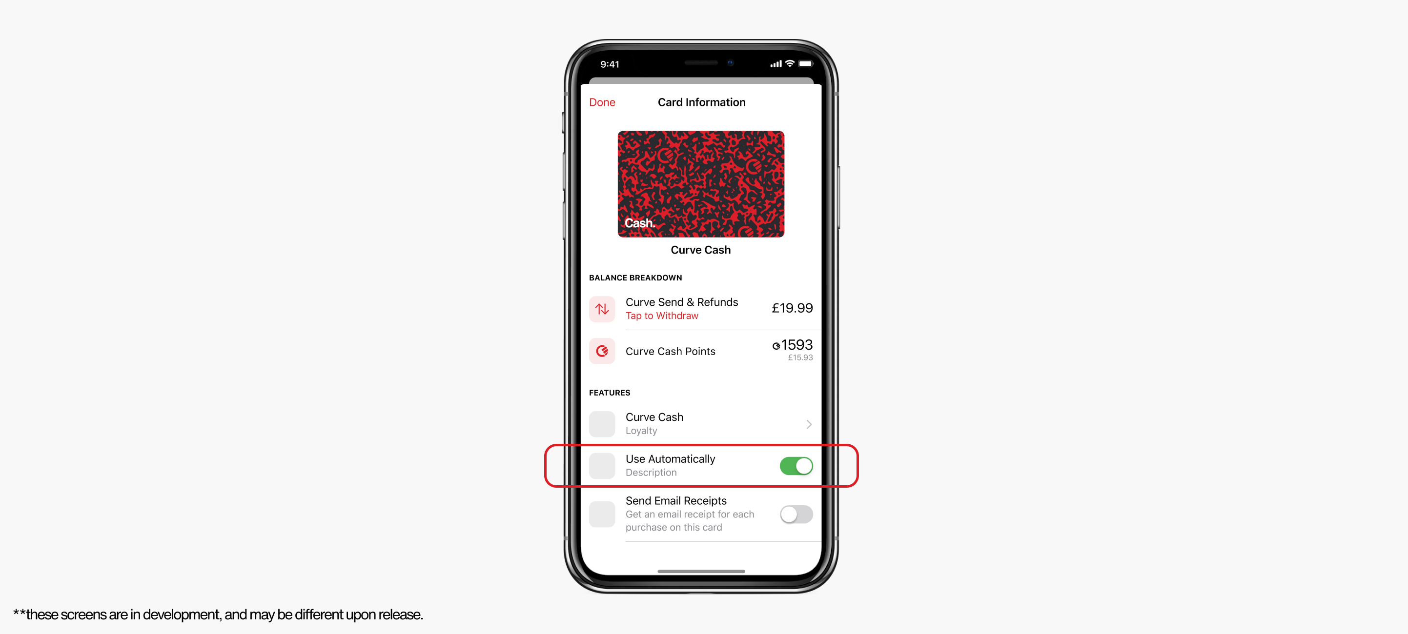 curve rewards in curve cash solution wirecard