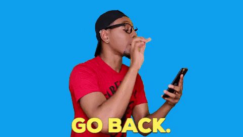 Go back gif
