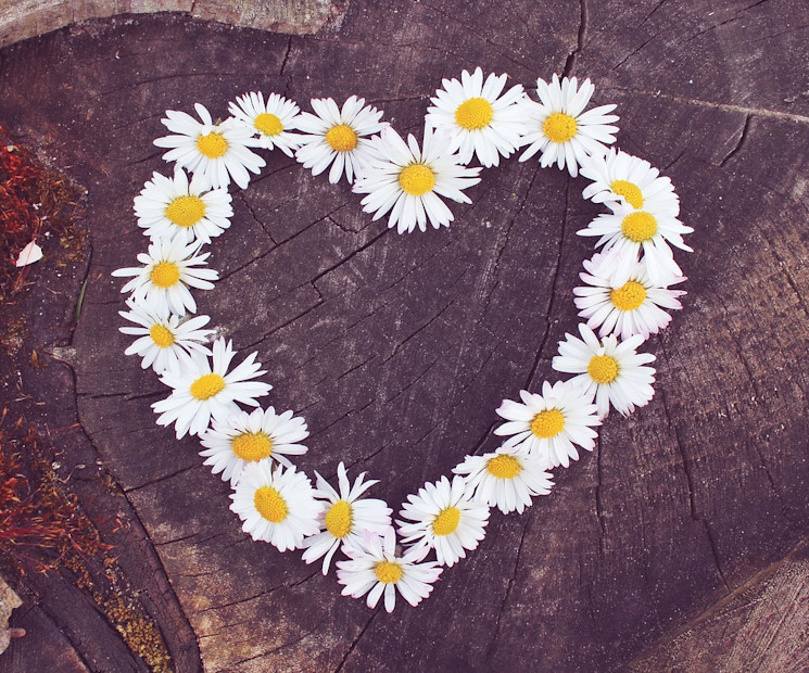 Muttertag Blumenherz