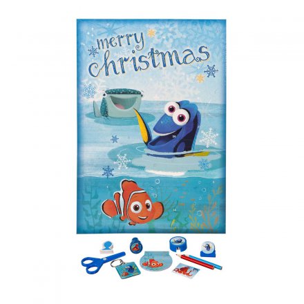 Findet Dory Adventskalender mit Schreibwaren