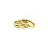 Gold Carved Stack Rings cr102