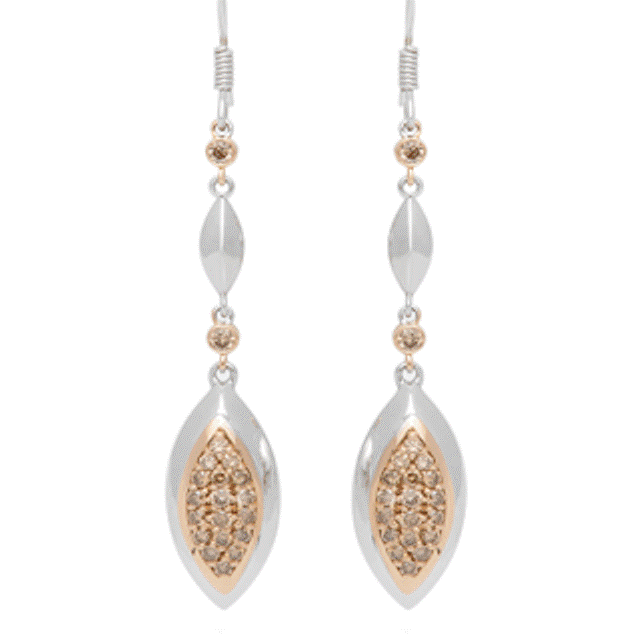 Paradise Smokey Quartz Marquise Drop Earrings
