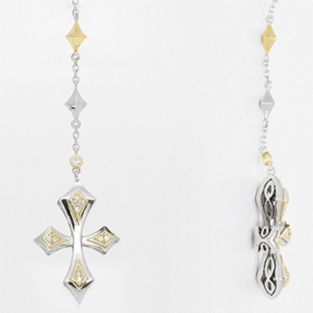 Unity Diamond Cross Pendant