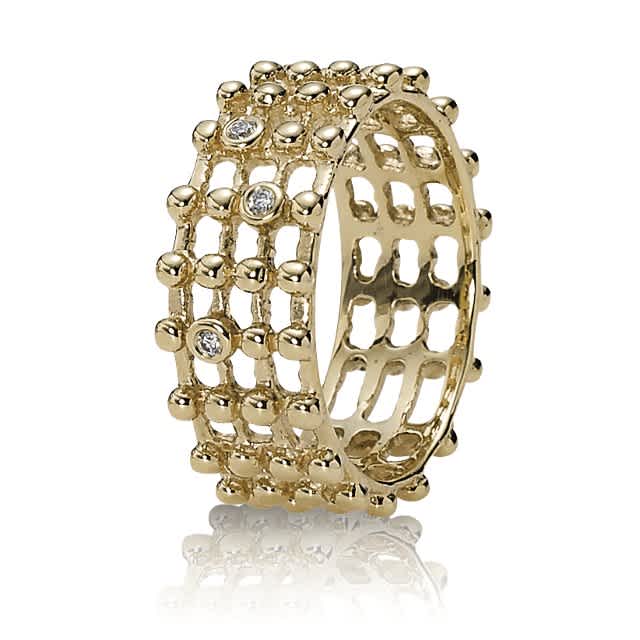 Gold Ring 0.03ct