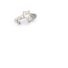 Ring Curvy Solitaire w/ 1.04ct Radiant