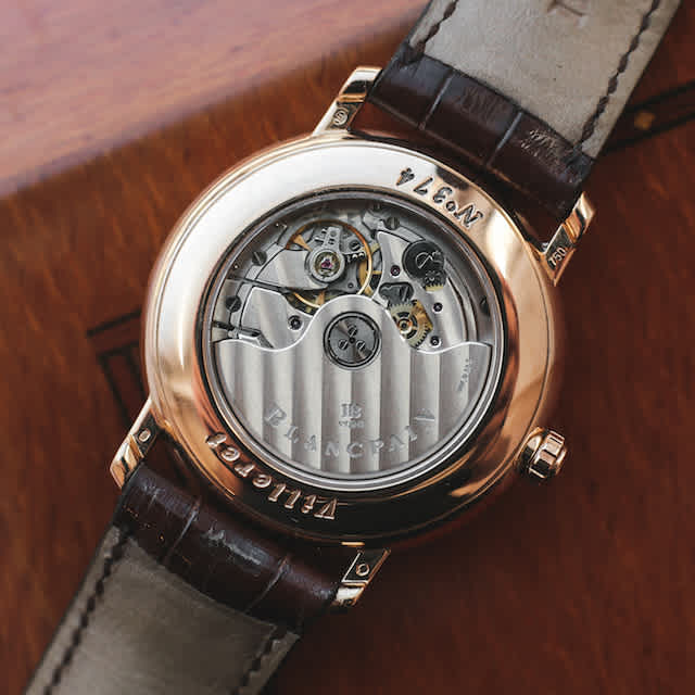 Villeret Ultra Slim Dual Time 18k Rose Gold