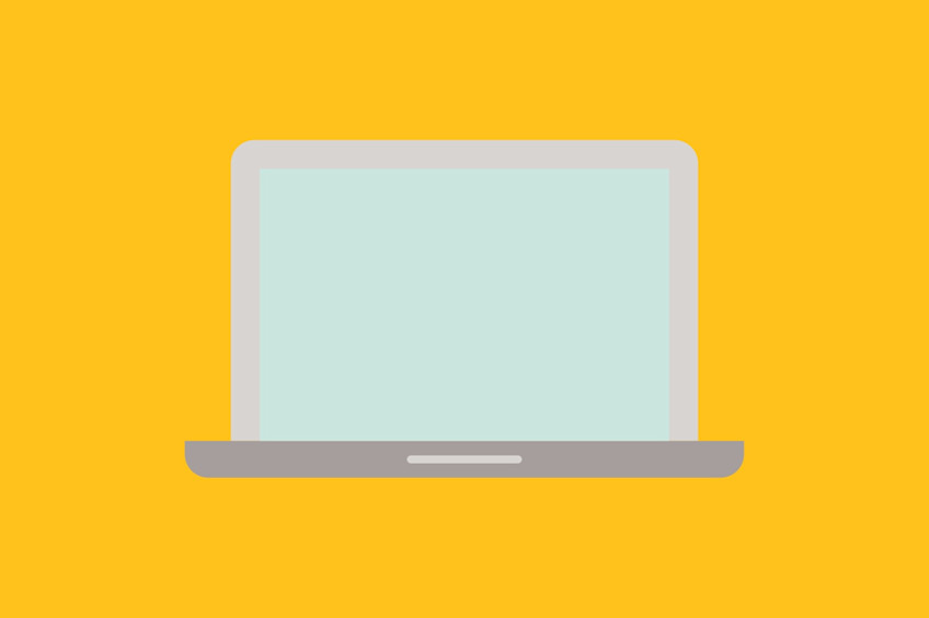 Illustration av en dator