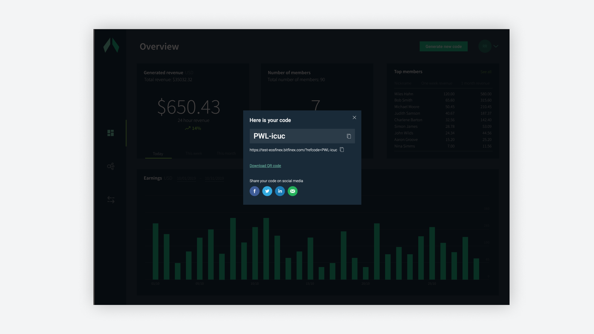 eosfinex Affiliate Program