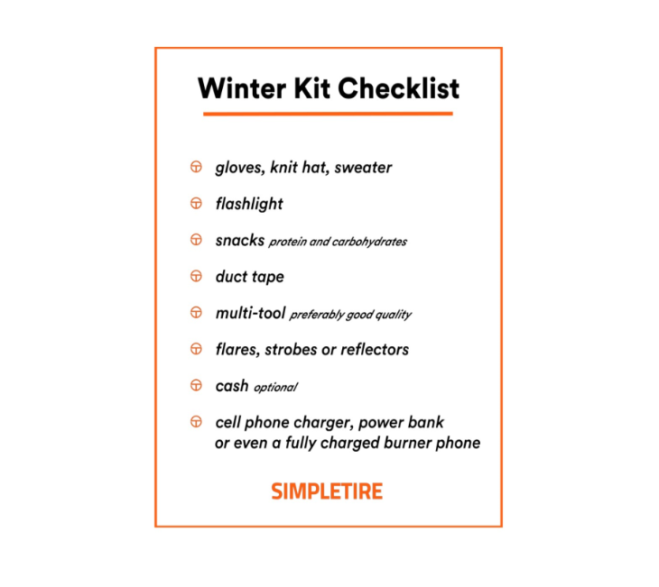Winter Kit Checklist 