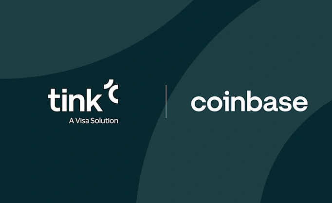 Tink and Coinbase logos