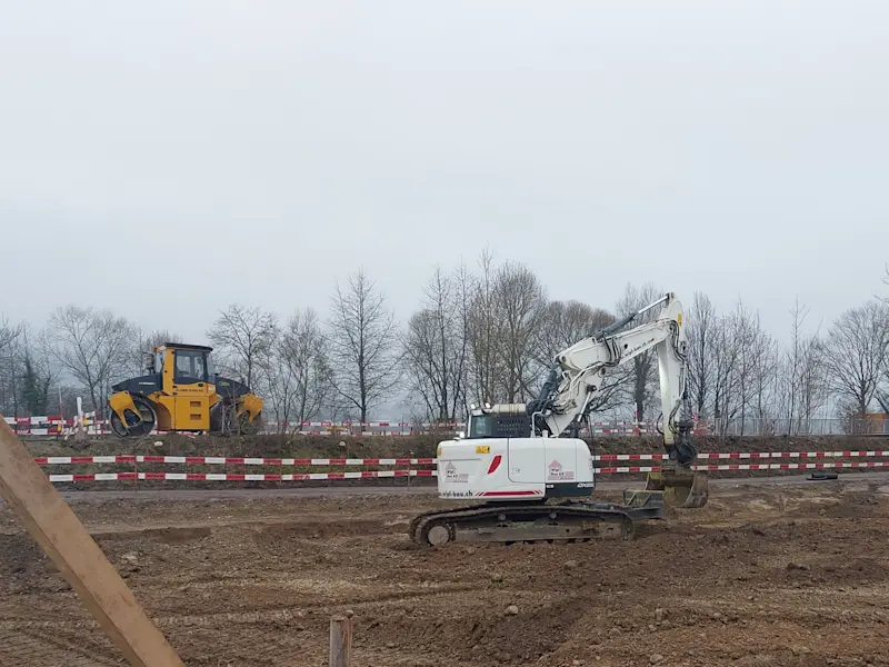 Start Aushub am 6. Februar 2025 Baustellenfoto 3