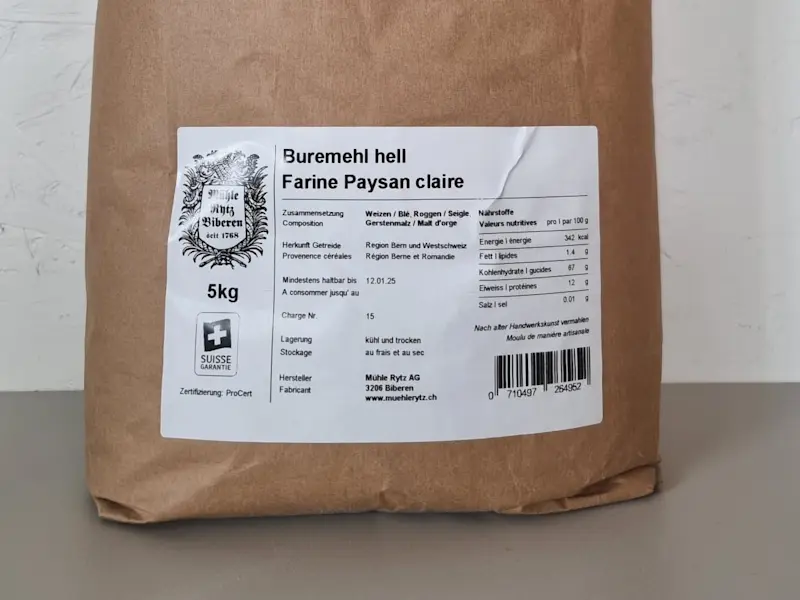 Buremehl hell 5kg - Mühle Rytz Buremehl hell 5kg - Mühle Rytz